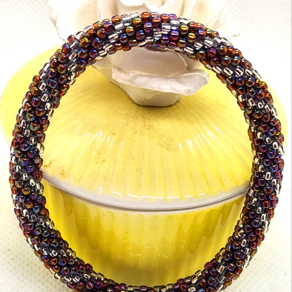 Woven, roll on bangles - Picture 3 of 4